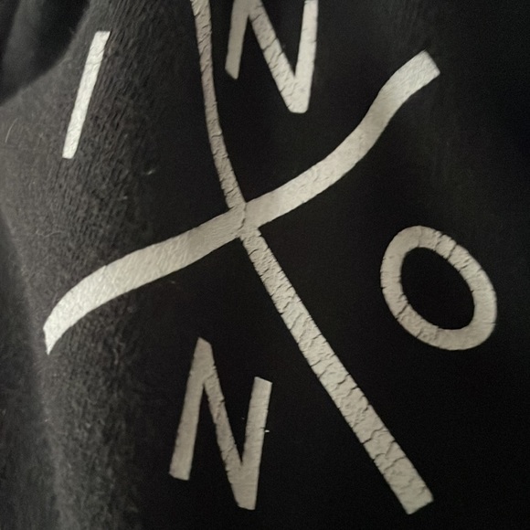 Used Nixon Zip Up Hoodie! Black sized Medium - Picture 6 of 6